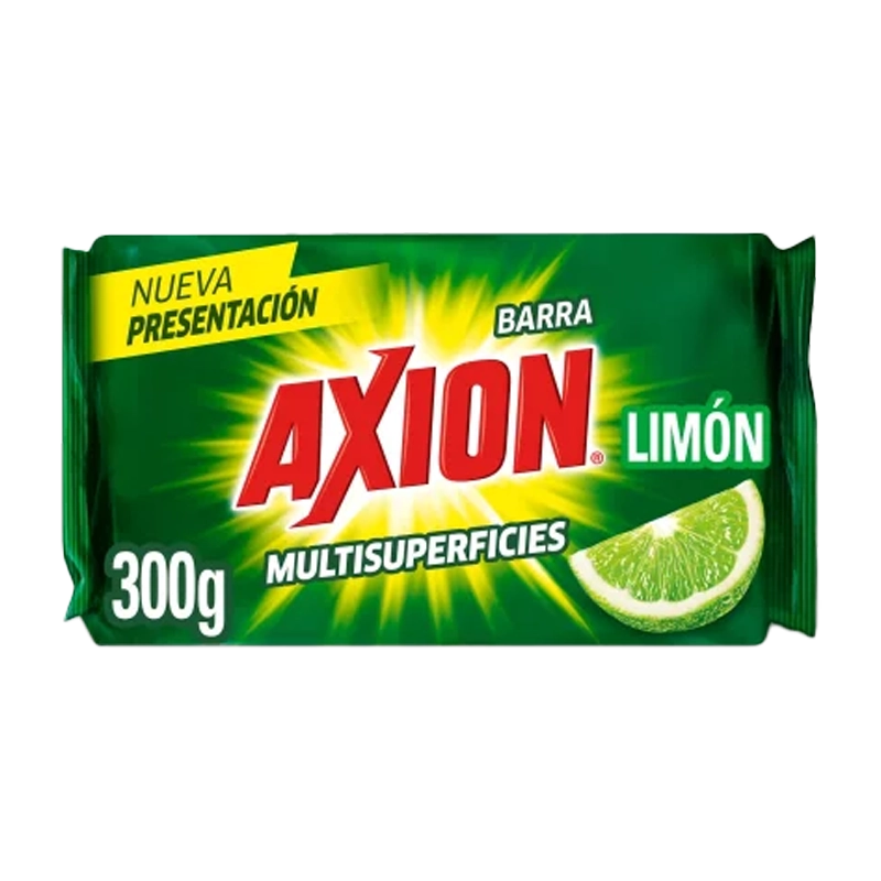 LAVAPLATOS AXION LIMON BARRA X 300 GR
